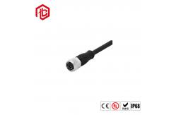 China 8 Pin Waterproof Molded Plug With Cable M12 Connector supplier