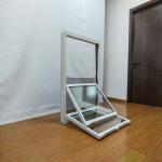 Single Glazed Aluminium Top Hung Windows Home Custom Size Aluminum Window Single Hung for sale