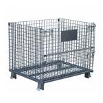 Collapsible 1000kg Metal Wire Mesh Container Pallet for sale