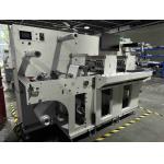 Full Servo Motor High Automatic And Digital Label Cutting Machine 40 - 350mm Width for sale