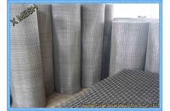 China Stone Vibrating Screen Wrapping Heavy Duty Metal Screen Mesh 45 Degree Hook supplier