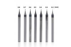 China Square / Ball Nose Micro End Mills 2 Flutes Shank Diameter 4mm supplier