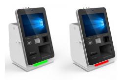 China Self Service Kiosk with passport scanner card reader supplier