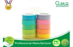 China Coloured Printed Parcel Tape , Transparent Bopp Tape For Paper Sealing supplier