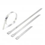 Metallic Self-locking Zip Ties 100pcs/bag Stainless Steel Cable Ties 304/316/201 Banding for sale