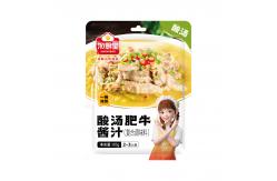 China Cooking Low Sodium Chinese Sauces Food Soy Sour Soup Beef Sauce supplier