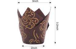 China Tulip Paper Cupcake Liners Baking Cups Muffin Liner Cupcake Wrapper supplier