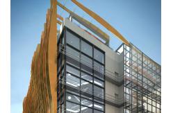 China Villa Soundproof Aluminium Curtain Wall Cladding Double Glazed supplier