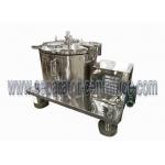 Flat Type Hemp Oil Ethanol Extraction Machine , Centrifuge Machine With Filter Bag for sale