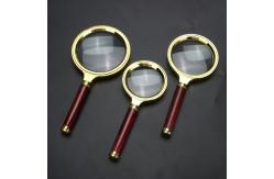 China 70mm Handheld Reading Magnifier 10x Handheld Magnifying Glass Ergonomics Handle Design supplier