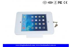 China VESA Desktop IPad Enclosure Stand Powder Coated Theft Resistant supplier