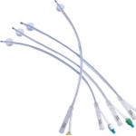 Silicone 2 Way 3 Way Disposable Medical Foley Catheter 8 Fr 10 Fr Foley Catheter for sale
