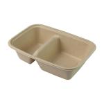 Bio Degradable Pulp Food Container Eco Friendly , Meal Prep Compostable Food Boxes for sale