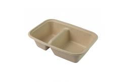 China Bio Degradable Pulp Food Container Eco Friendly , Meal Prep Compostable Food Boxes supplier