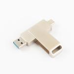 Type C Twist Metal USB Flash Drive 2.0 And 3.0 High Speed 256GB 128GB for sale