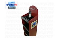 China 4 Shelves MDF Merchandising Shelf  Heavy Duty Holding Capability supplier