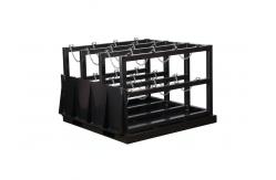 China Steel Chain Gas Bottle Pallet 12 Tanks Oxygen Cylinder Pallet With Ramp supplier