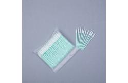 China Thin Pointed Head Cleanroom Mobile Phone Cleaning Foam Swabs supplier