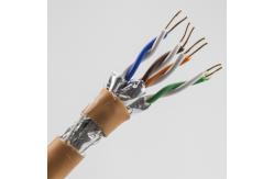 China Polyethylene SFTP BC CCA Cat6 Lan Cable 23AWG ANATEL Cat6 Shielded Cable supplier