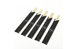 China Customized Sushi Custom Logo Bamboo Chopsticks Individual Wrapping supplier