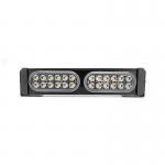 Amber Magnetic Strobe Light Bar COB LED Traffic Advisor White