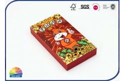 China Bookmarks Gift Drawer Packaging Paper Box EVA Foam With Flocking supplier