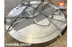 China A516 GR.70N STATIONARY carbon steel TUBESHEET HEAT EXCHANGER PART supplier