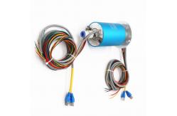 China USB3.0 Ethernet Slip Ring Rotary Joint Through Bore Rotating Contacts supplier