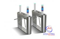 China Double Direction Facial Recognition Turnstile Barrier System 1200mm Long supplier