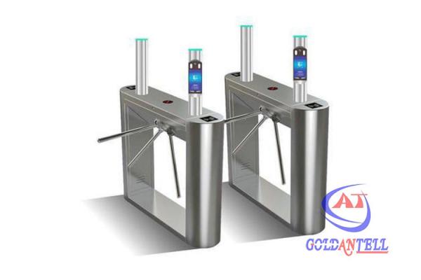 Double Direction Facial Recognition Turnstile Barrier System 1200mm Long