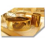 Gold Tin Coating Equipment For Ceramic Tiles , Titanium Nitride Pvd Plating Machine