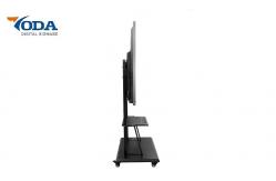 China Multi Point Operation LCD Interactive Touch Screen Moving Stand Display 98 Inch supplier