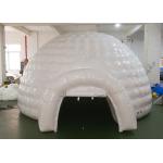 White Inflatable Igloo Tent Outside Diameter 4.8 Meter CE Certificated for sale