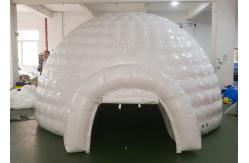China White Inflatable Igloo Tent Outside Diameter 4.8 Meter CE Certificated supplier