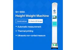 China Intelligent Voice Broadcast Height And Weight Scale With Printer Digital supplier