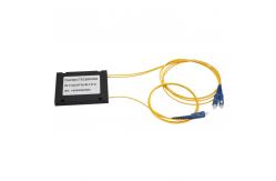 China 1x2 PLC Fiber Splitter Splice Pigtailed ABS Module  2.0mm SC UPC  Singlemode supplier