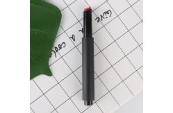 China Compressible Round matte black lip balm lipstick tubes container for makeup tubes supplier