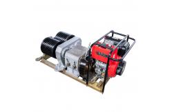 China Double Capstan Cable Pulling Winch 18KN 40KN Cable Drum Winch supplier
