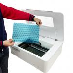 Custom Mobile Sticker Laser Cutting for Paper Leather Water Cooling Weihong Control Automatic Laser Cutting Plotter for sale