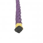 Playground 4 Strand Twisted Polyester Combination Steel Core Rope UV Resistant for sale