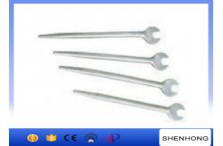 China 280 - 520mm Length Tower Erection Tools , Light Weight Sharp Tail Open - End Wrench supplier