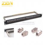 Patch Panel ZCPP199/200-24 Ports Cat6 for Rack , Date Center Accessories , from China Manufacturer - Zion Communiation for sale