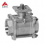 Two Way Ball Valve ASME DN 15 Gr2 Gr5 Titanium Industrial Ball Valve for sale