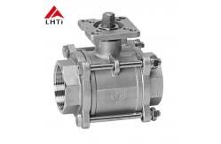 China Two Way Ball Valve ASME DN 15 Gr2 Gr5 Titanium Industrial Ball Valve supplier