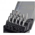 Grinding Engraving Polishing Tungsten Carbide Burr Set 10pcs 6mm For Metal Wood for sale