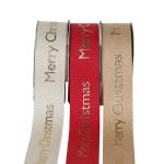 Customized Design Gift Packing Ribbon 2MM Width Grosgrain Fabric Type for sale