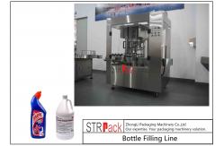 China Automatic Bottle Filling Line 2000-5000 BPH Capacity For Toilet Cleaner Liquid supplier