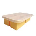 China Safe And Convenient Baby Feeding Silicone Baby Food Box Dishwasher Safe BPA Free factory