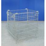 Cellular Mild Steel Metal Mesh Cage Durable Warehouse Wire Container for sale