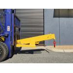4700kg Angled Extendable Jib Forklift Attachment Metal Fabrication